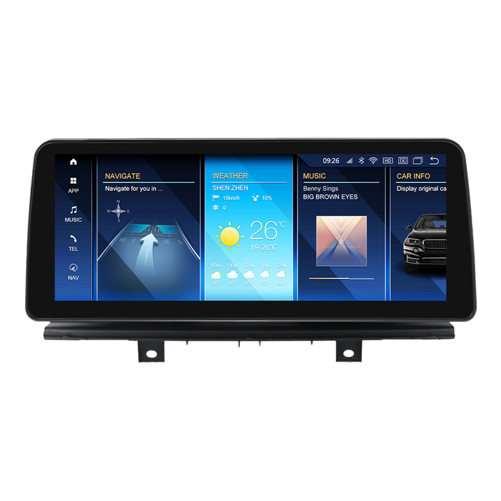 BMW X5 X6 2014-2019 Series F15 F16 Android 15 CarPlay & Android Auto Autoradio NBT EVO - Avelor