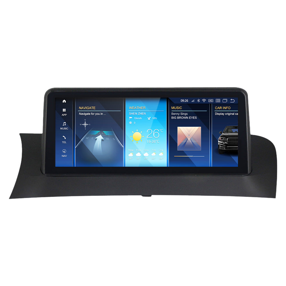 BMW X3 X4 2010-2018 F25 F26 Android 15 CarPlay & Android Auto Autoradio CIC NBT EVO - Avelor