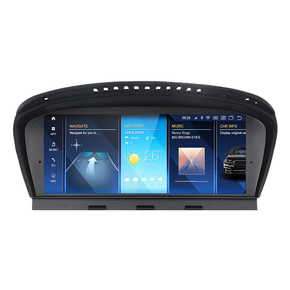 BMW 3 5 6 Series E90 E91 E92 E93 E60 E61 E62 E63 E64 Android 15 Autoradio CarPlay & Android Auto CCC CIC - Avelor