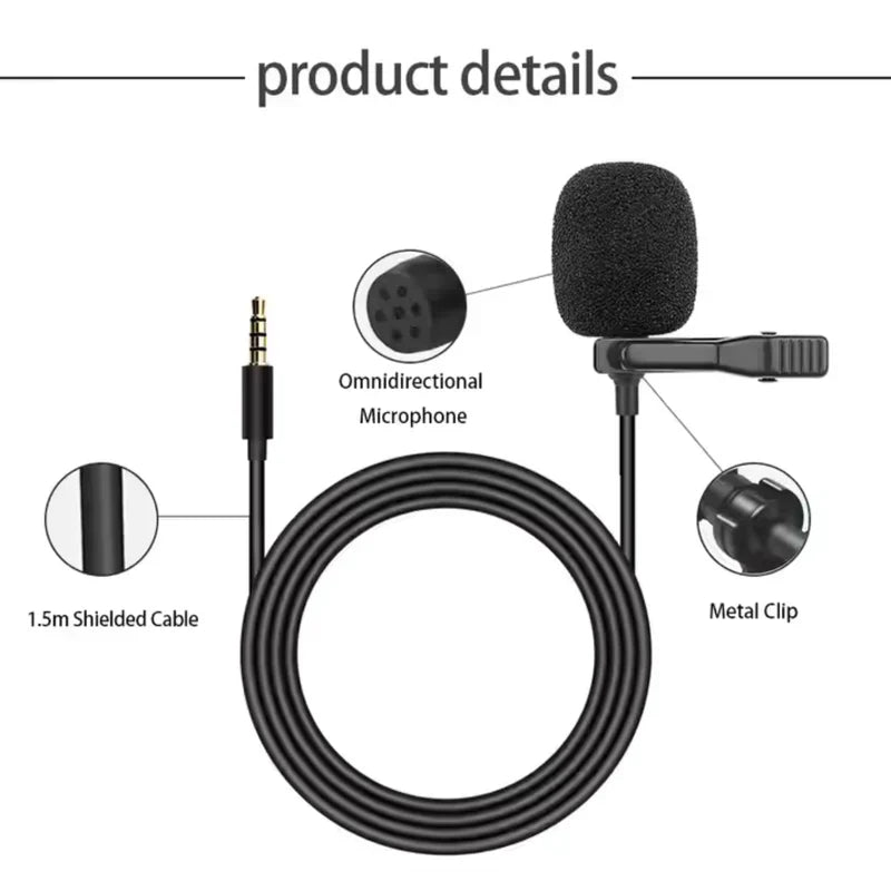 Universelles 3,5-mm-Freisprechmikrofon für Autoradio - Avelor.at