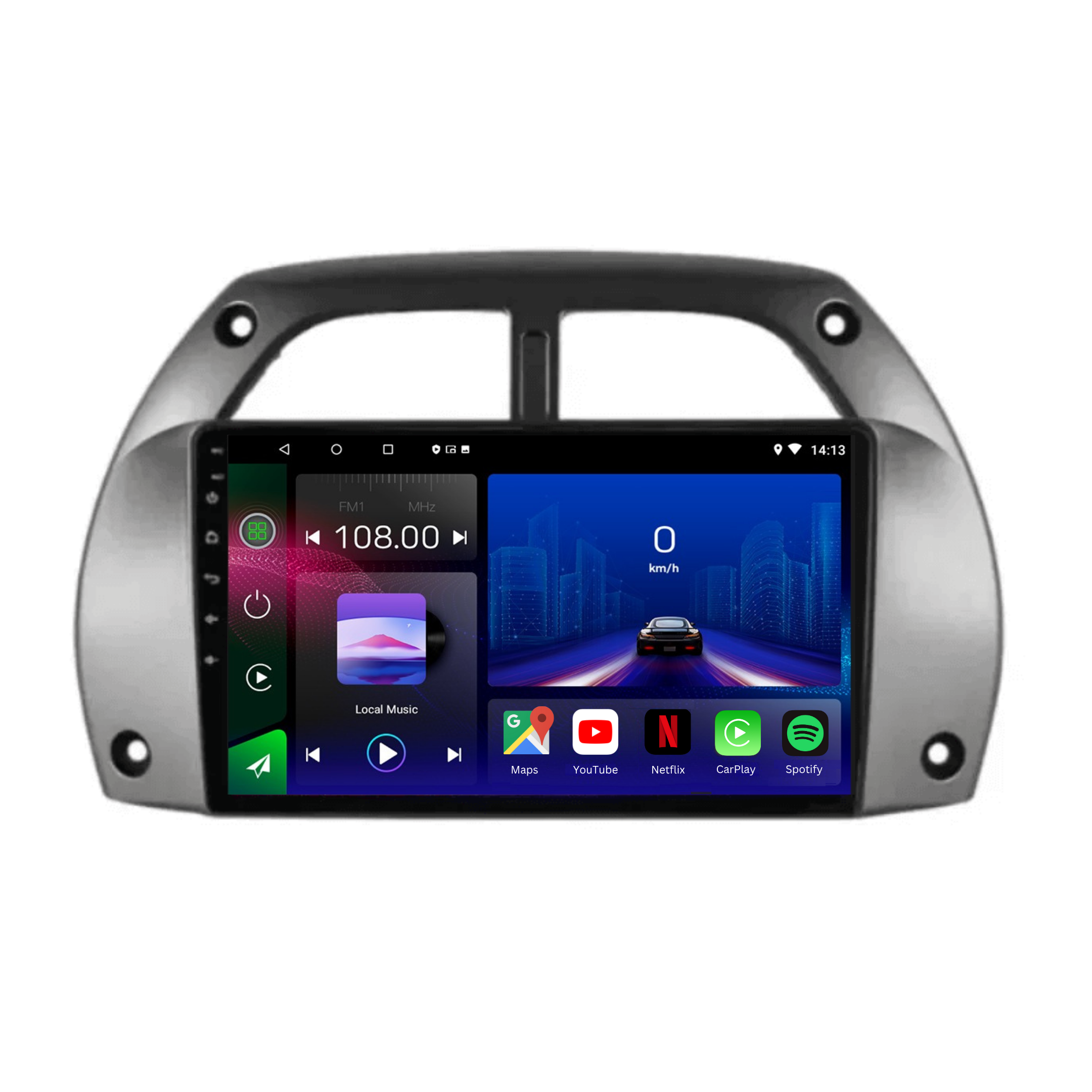 Toyota RAV4 | 2001-2006 | Android 15 Autoradio | Apple CarPlay | Android Auto - Avelor.at