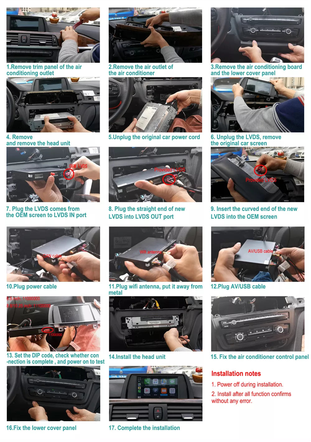Apple CarPlay sans fil | Rétrofit pour BMW | Android Auto | Décodeur | Intégration - Avelor