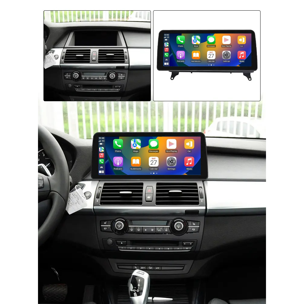 BMW X5 X6 2006-2014 E70 E71 Android 15 Autoradio CarPlay & Android Auto - Avelor