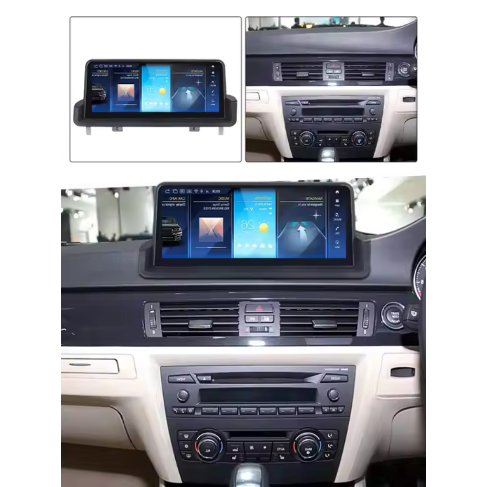 BMW 3 Series 2005-2011 E90 E91 E92 M3 Android 15 CarPlay & Android Auto Autoradio 10.25pouces - Avelor