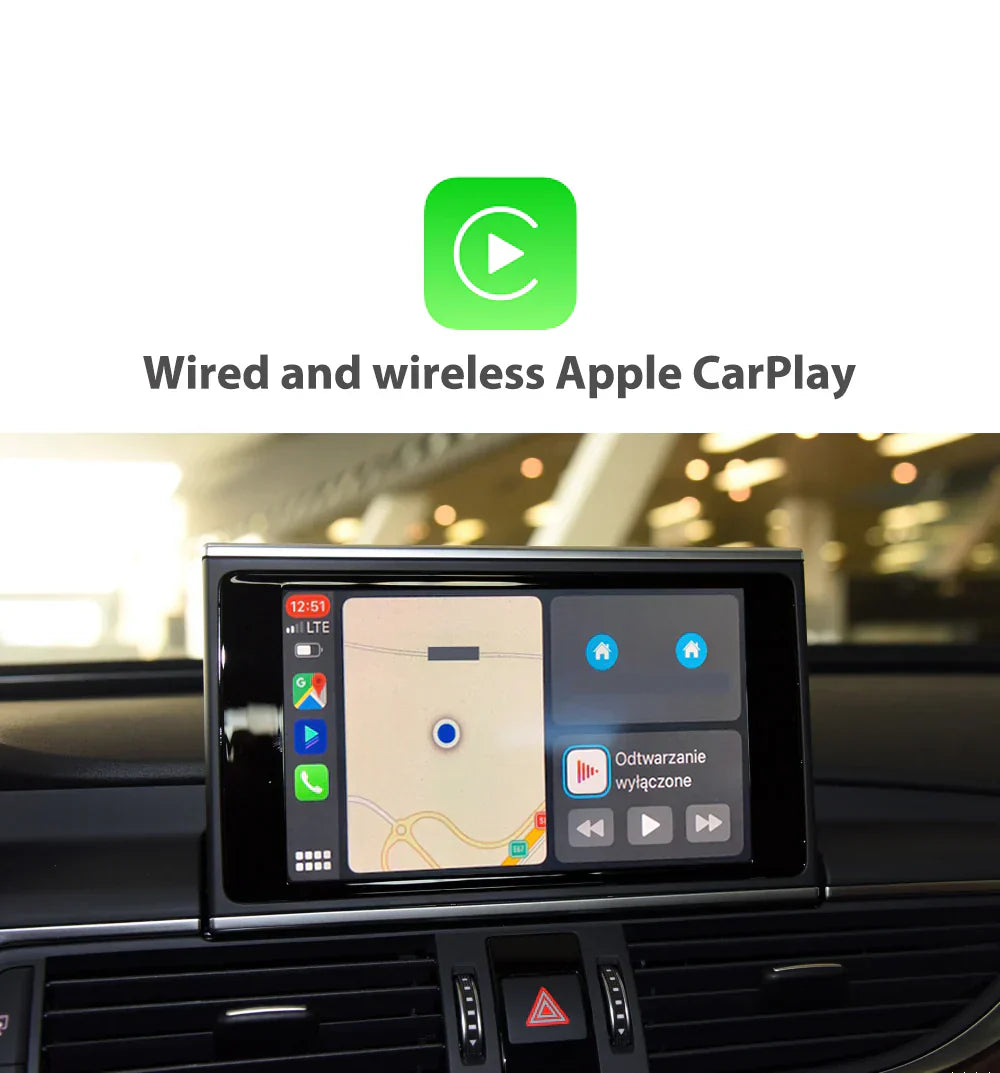 Apple CarPlay sans fil | Rétrofit pour Audi | Android Auto | Décodeur | Intégration - Avelor