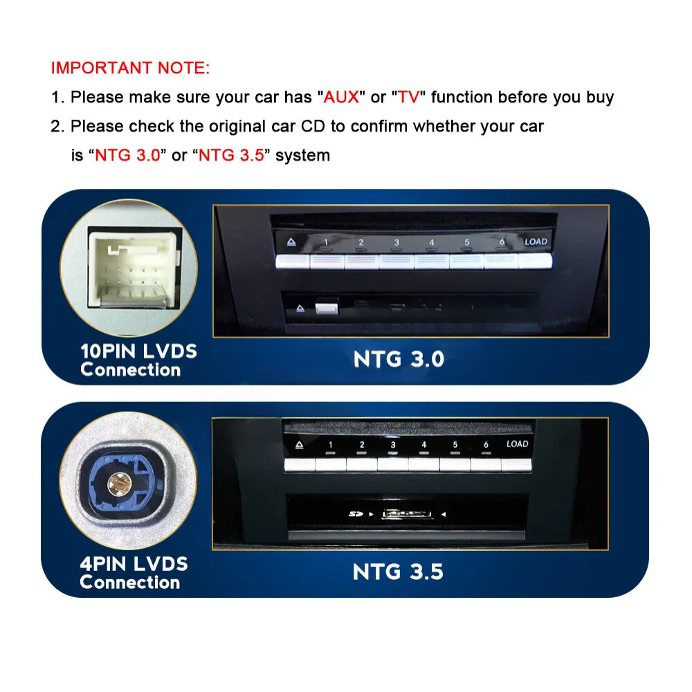 Mercedes S Class 2005-2014 W216 W221 Android 15 Autoradio CarPlay & Android Auto NTG 3.0 3.5 - Avelor