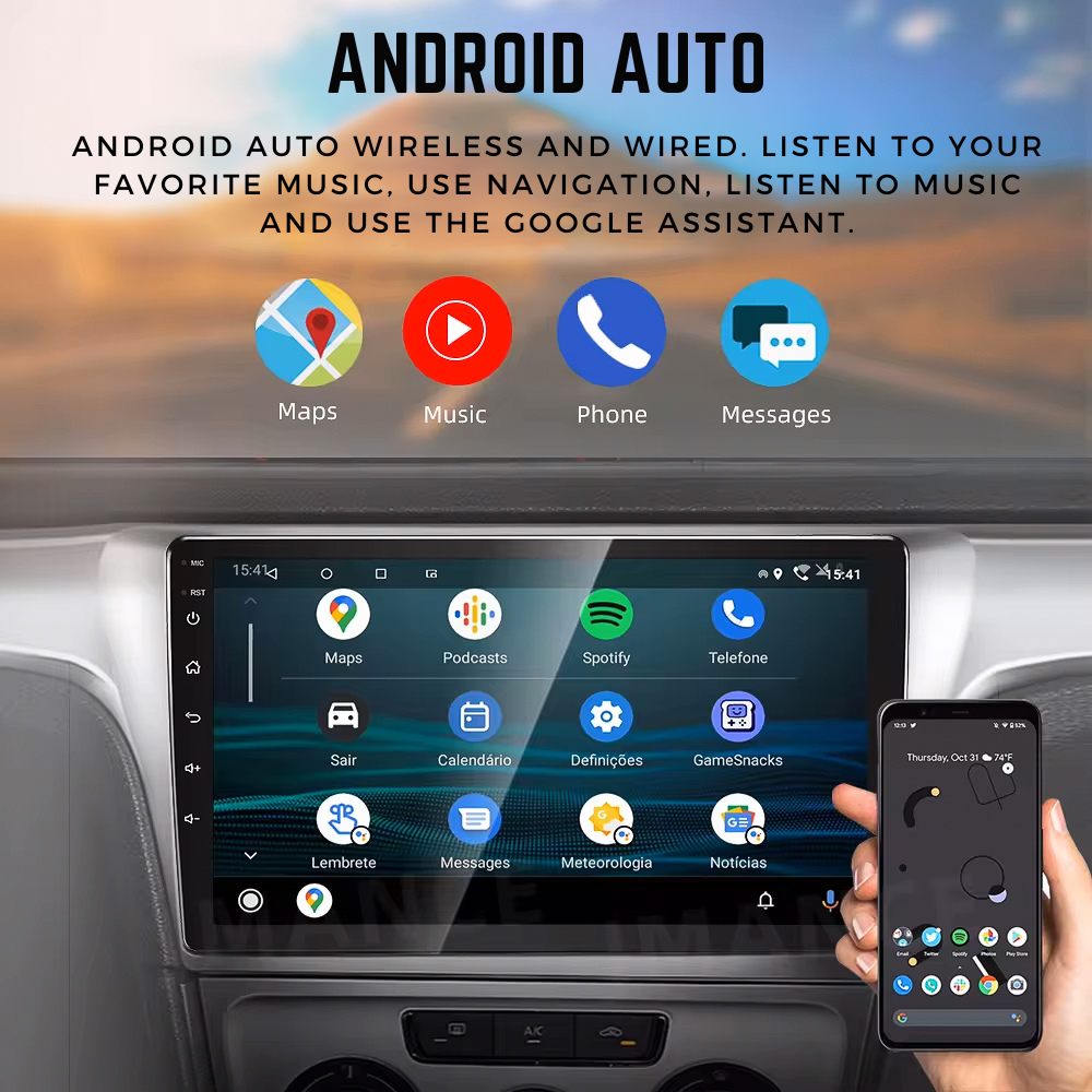 Peugeot 2008 P24 Peugeot 208 P21 2019-2024 Android 15 Wireless CarPlay & Android Auto Car Stereo Head Unit - Avelor