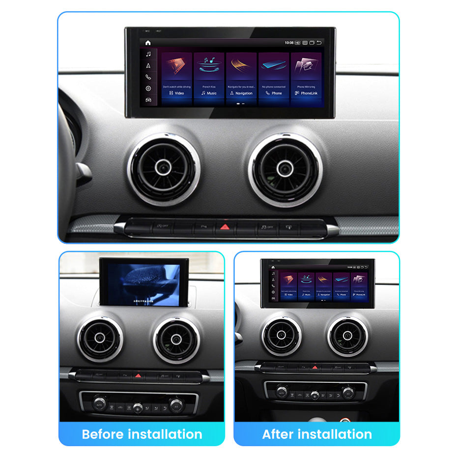 Audi A3 S3 RS3 2012-2020 Android 15 Autoradio CarPlay & Android Auto - Avelor