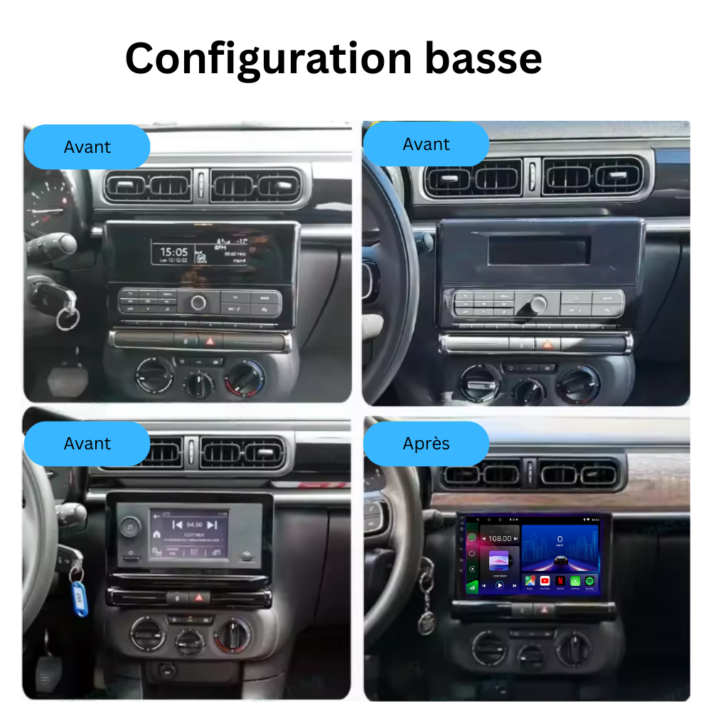 Citroen C3 | C3 Aircross | 2017-2023| Android 15 Autoradio | Apple CarPlay | Android Auto - Avelor
