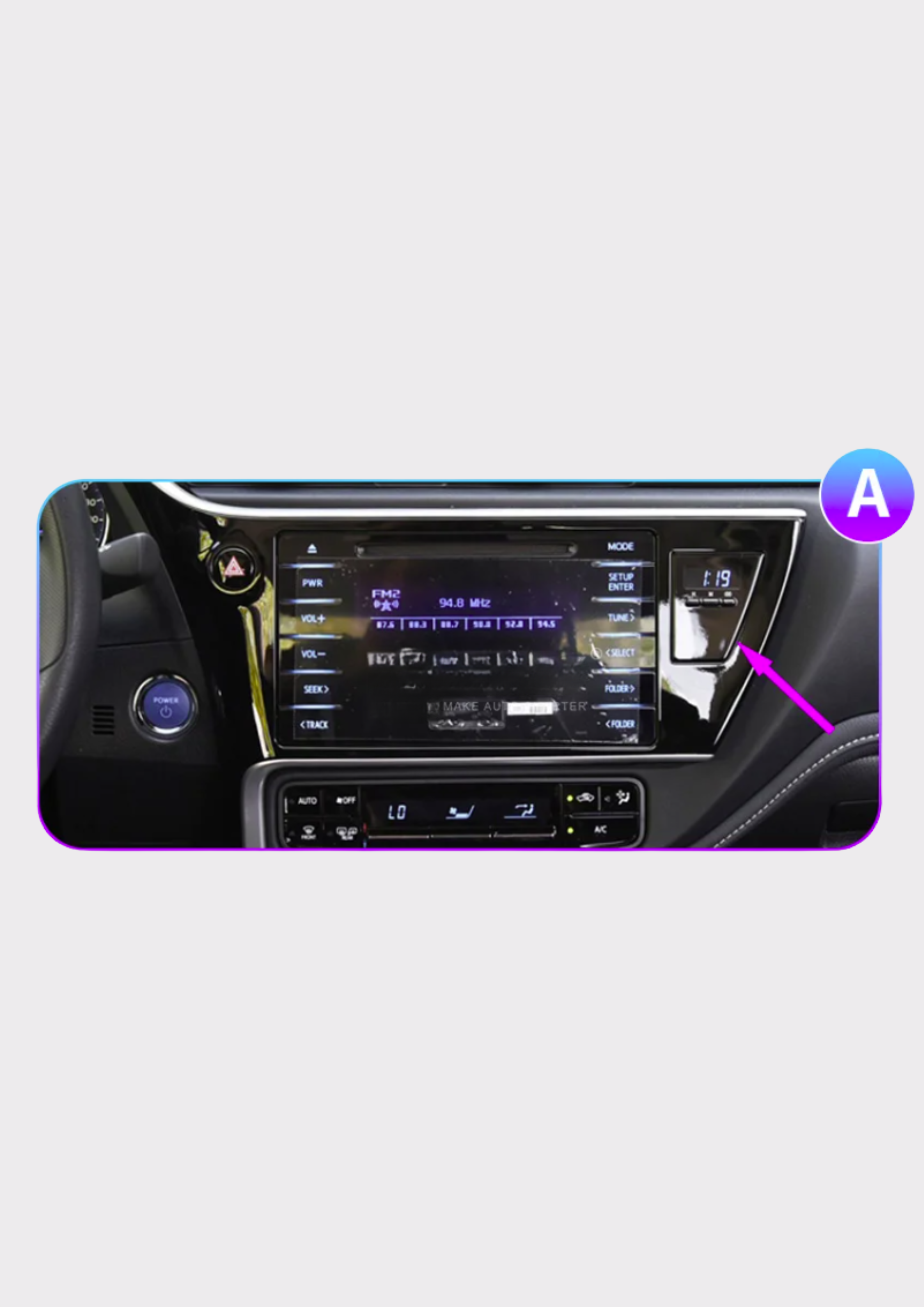 Toyota | Corolla Auris | 2016-2019  | Android 15 Autoradio | Apple CarPlay | Android Auto - Avelor.at