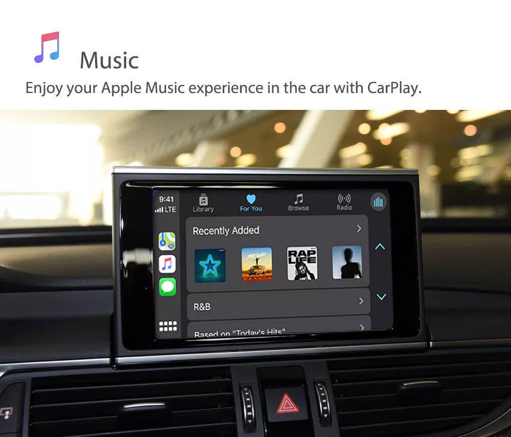 Apple CarPlay sans fil | Rétrofit pour Audi | Android Auto | Décodeur | Intégration - Avelor