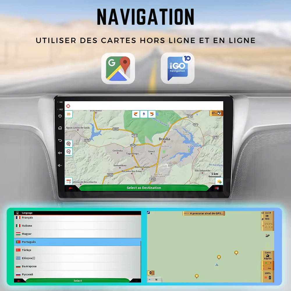 Dacia Universal | Android 15 Autoradio | Apple CarPlay | Android Auto - Avelor