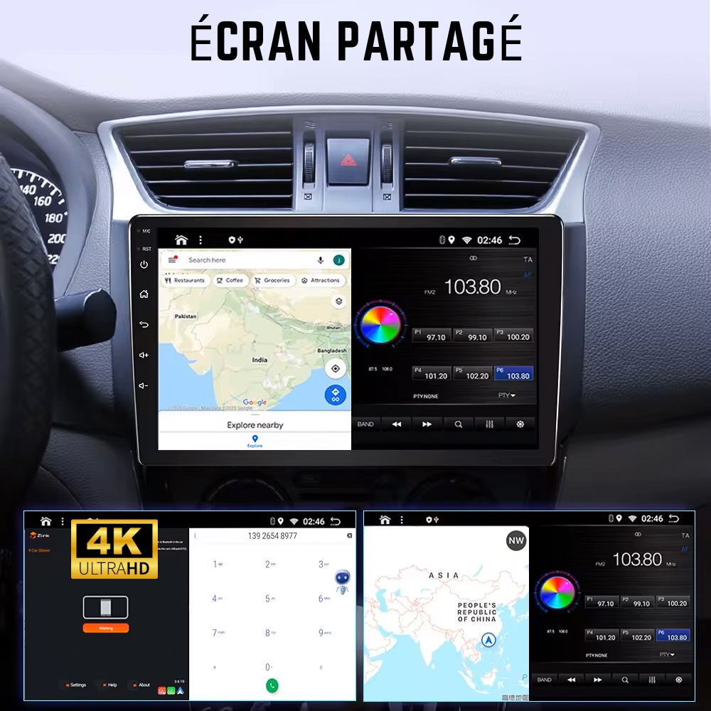 Dacia Universal | Android 15 Autoradio | Apple CarPlay | Android Auto - Avelor
