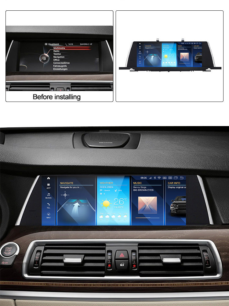 BMW 5 Series GT 2009-2017 F07 Android 15 Autoradio CarPlay & Android Auto CIC NBT - Avelor