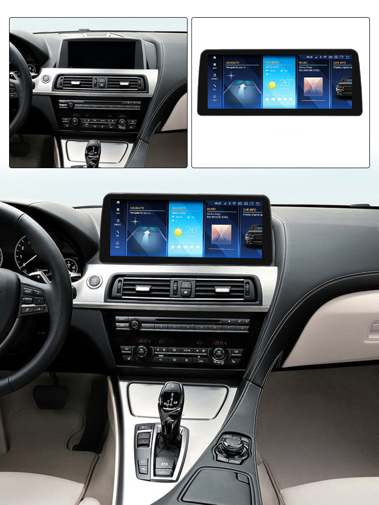 BMW 6 Series 2010-2017 F06 F12 F13 Android 15 Autoradio CarPlay & Android Auto CIC NBT - Avelor