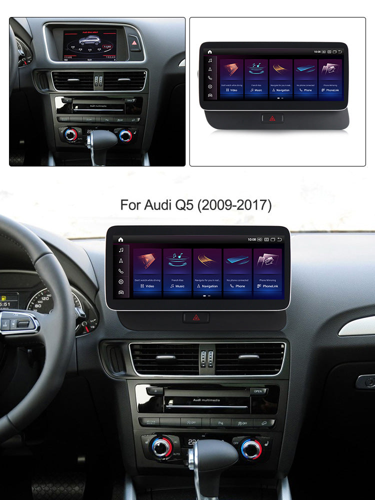 Audi Q5 2009-2018 Android 15 Autoradio CarPlay & Android Auto - Avelor