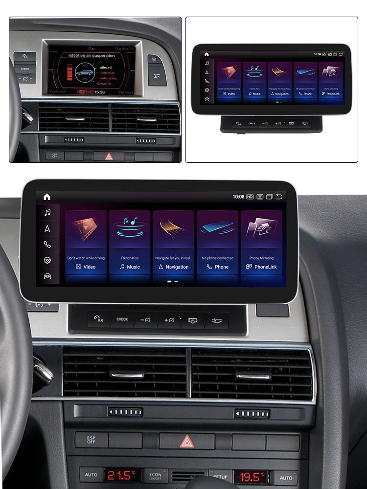 Audi A6 C6 2005-2011 Android 15 Autoradio CarPlay & Android Auto S RS - Avelor