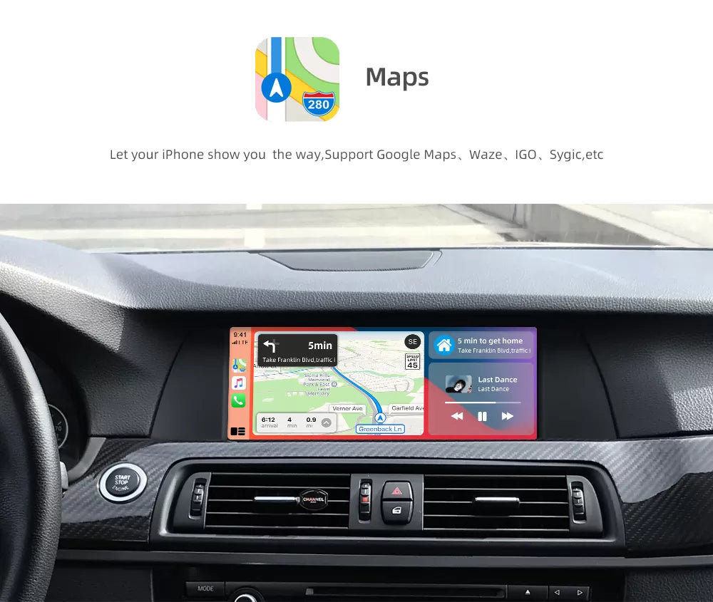Apple CarPlay sans fil | Rétrofit pour BMW | Android Auto | Décodeur | Intégration - Avelor