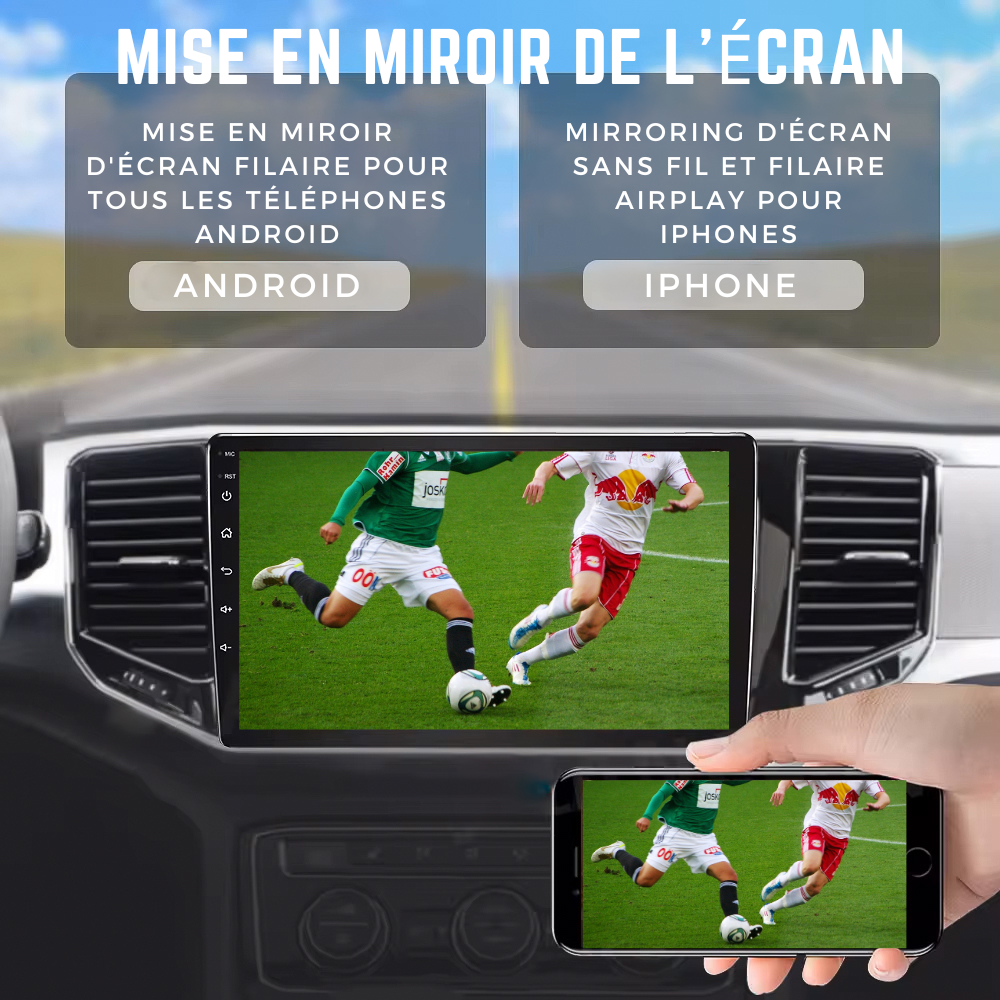Dacia Universal | Android 15 Autoradio | Apple CarPlay | Android Auto - Avelor
