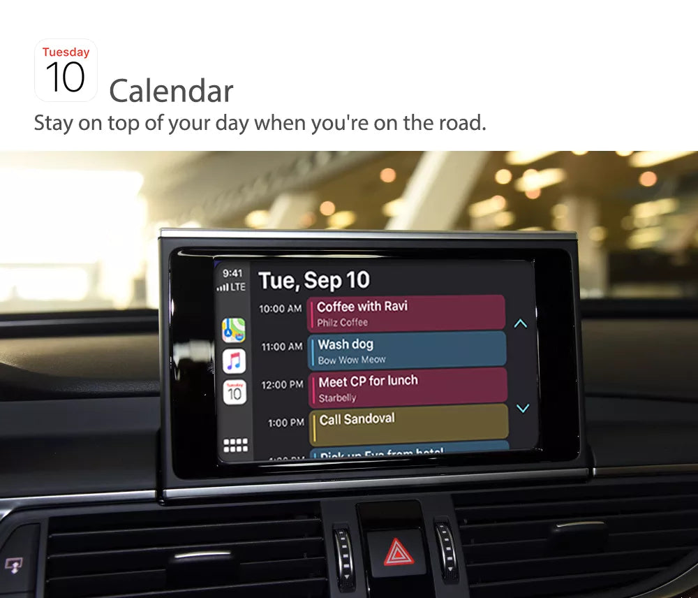 Apple CarPlay sans fil | Rétrofit pour Audi | Android Auto | Décodeur | Intégration - Avelor