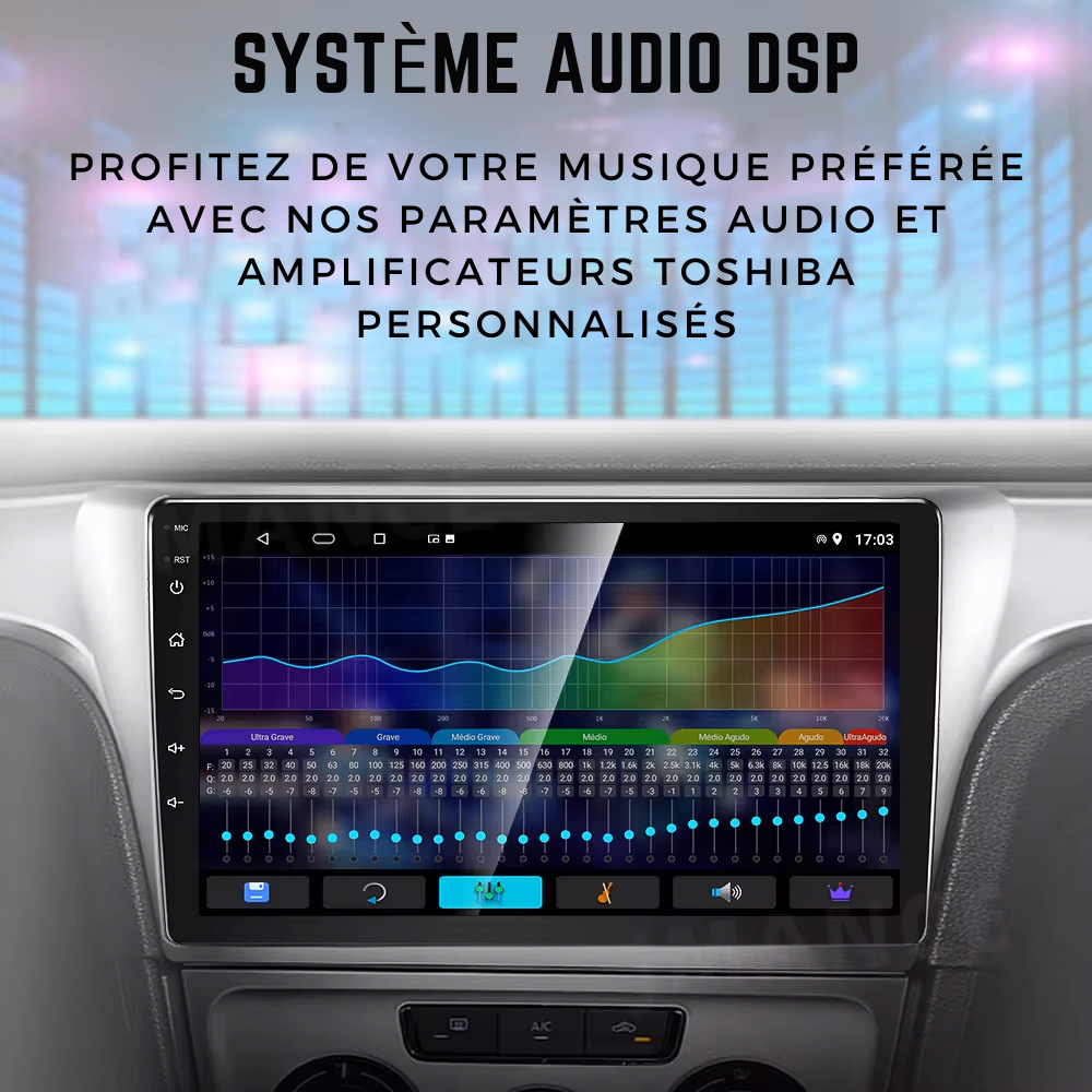 Dacia Universal | Android 15 Autoradio | Apple CarPlay | Android Auto - Avelor