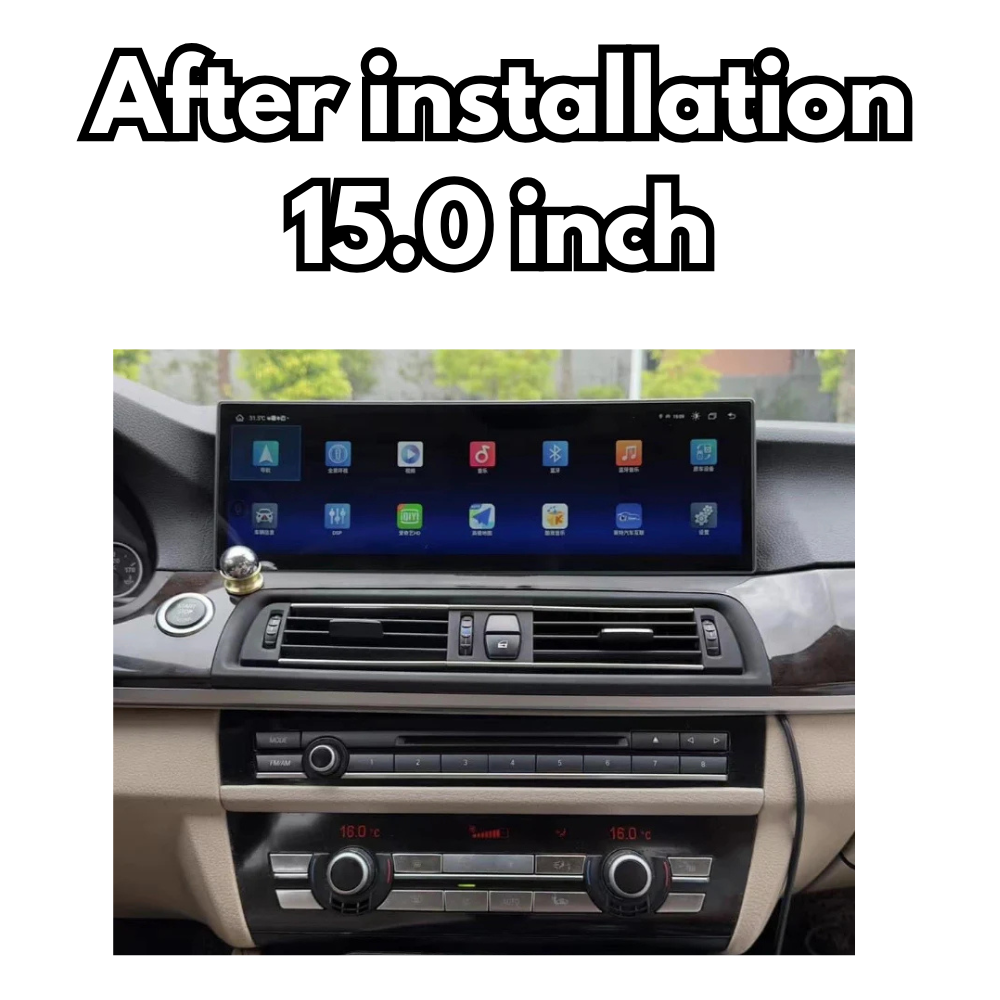 BMW 5 Series 2010-2017 F10 F11 F18 Android 15 Autoradio CarPlay & Android Auto CIC NBT - Avelor