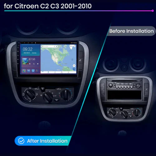 Citroen | C2 C3 | 2001-2010 | Android 15 Autoradio | Apple CarPlay | Android Auto - Avelor
