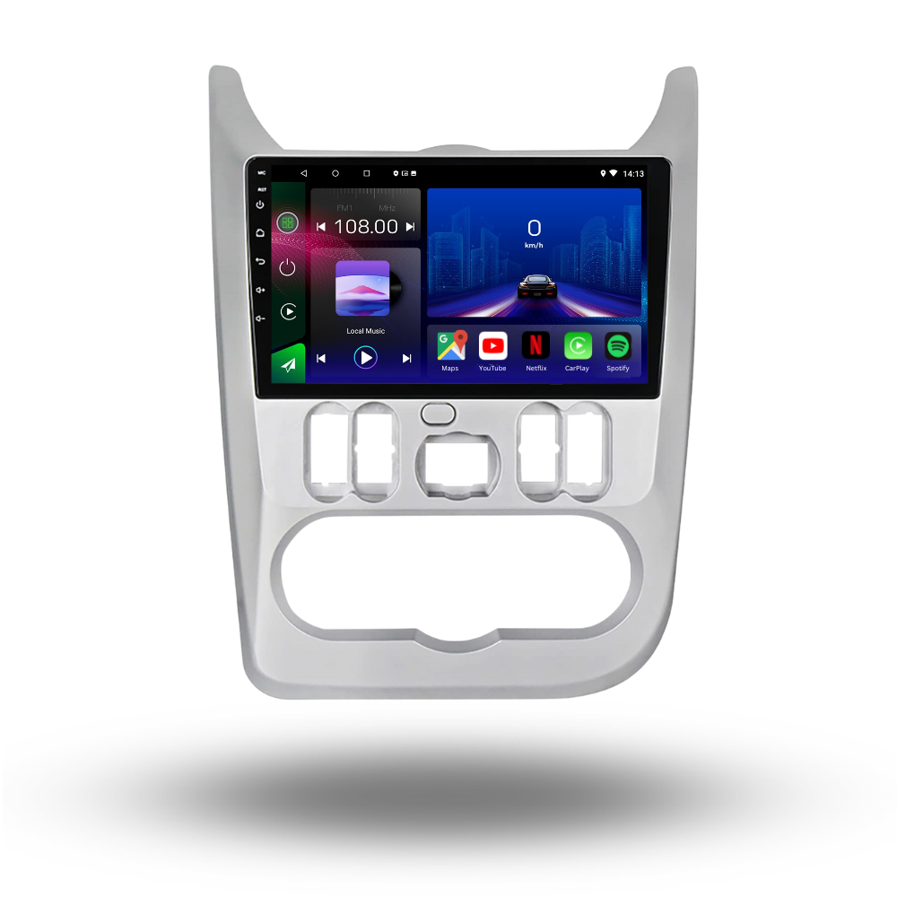 Dacia Logan Sandero | Dacia Duster 2009-2015 | Nissan NP 200 2010-2013 | Android 15 Autoradio | Apple CarPlay | Android Auto - Avelor