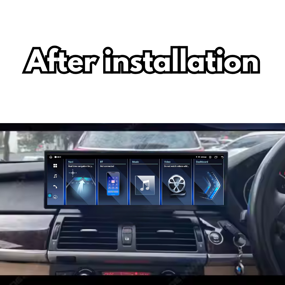 BMW X5 X6 2006-2014 E70 E71 Android 15 Autoradio CarPlay & Android Auto - Avelor