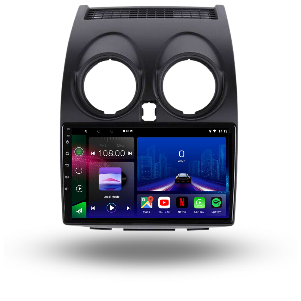 Nissan Qashqai | 2006-2013 | Android 15 Autoradio | Apple CarPlay | Android Auto - Avelor