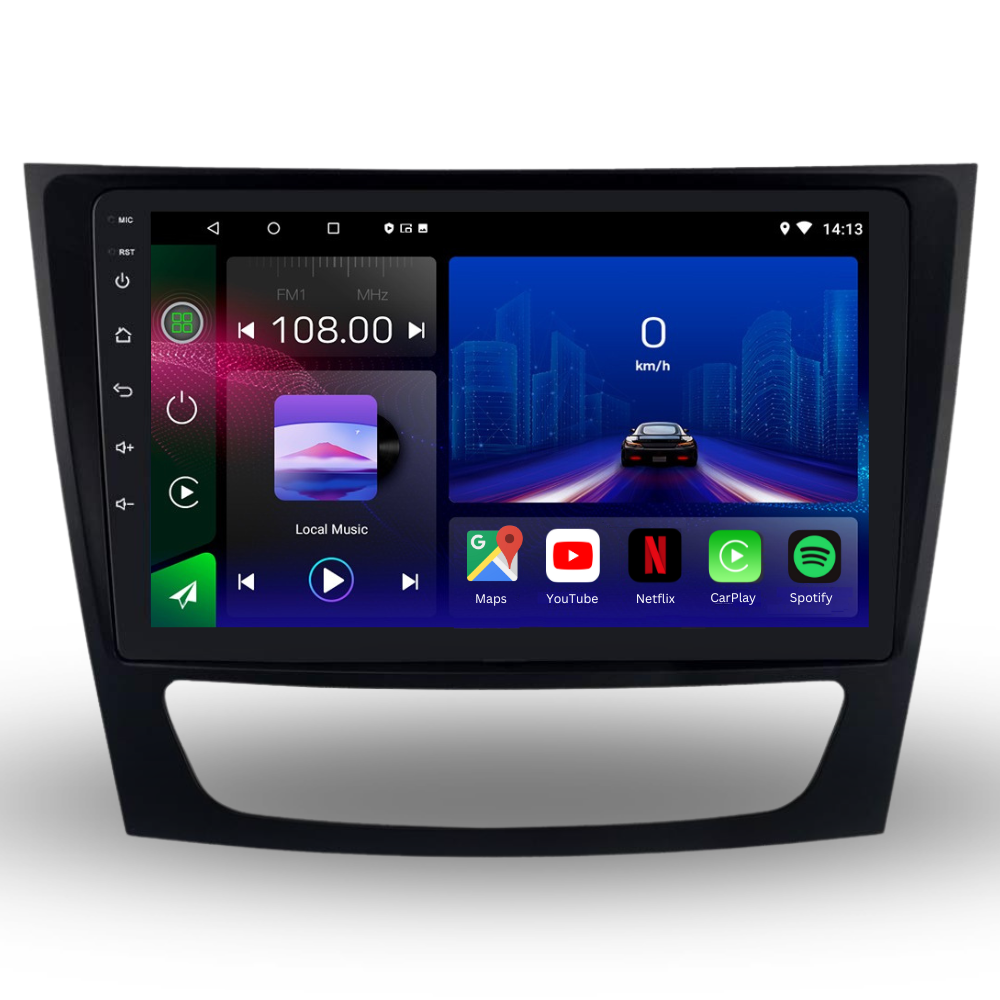 Mercedes | E-Class | W211 2002-2010 | Android 15 Autoradio | Apple CarPlay | Android Auto - Avelor