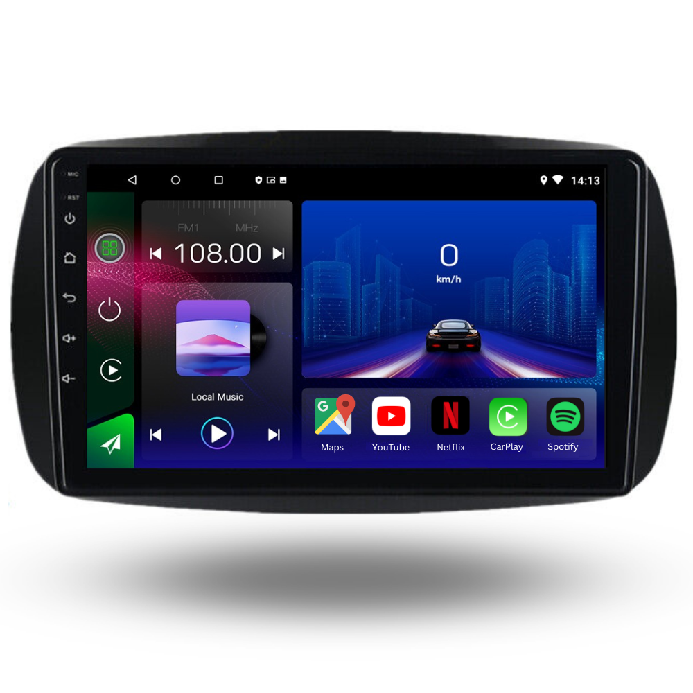 Smart | Fortwo | 2015-2020 | Android 15 Autoradio | Apple CarPlay | Android Auto - Avelor