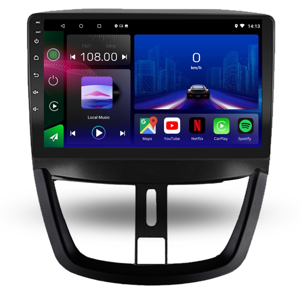 Peugeot 207 | 207 CC | 2006-2014 | Android 15 Autoradio | Apple CarPlay | Android Auto - Avelor