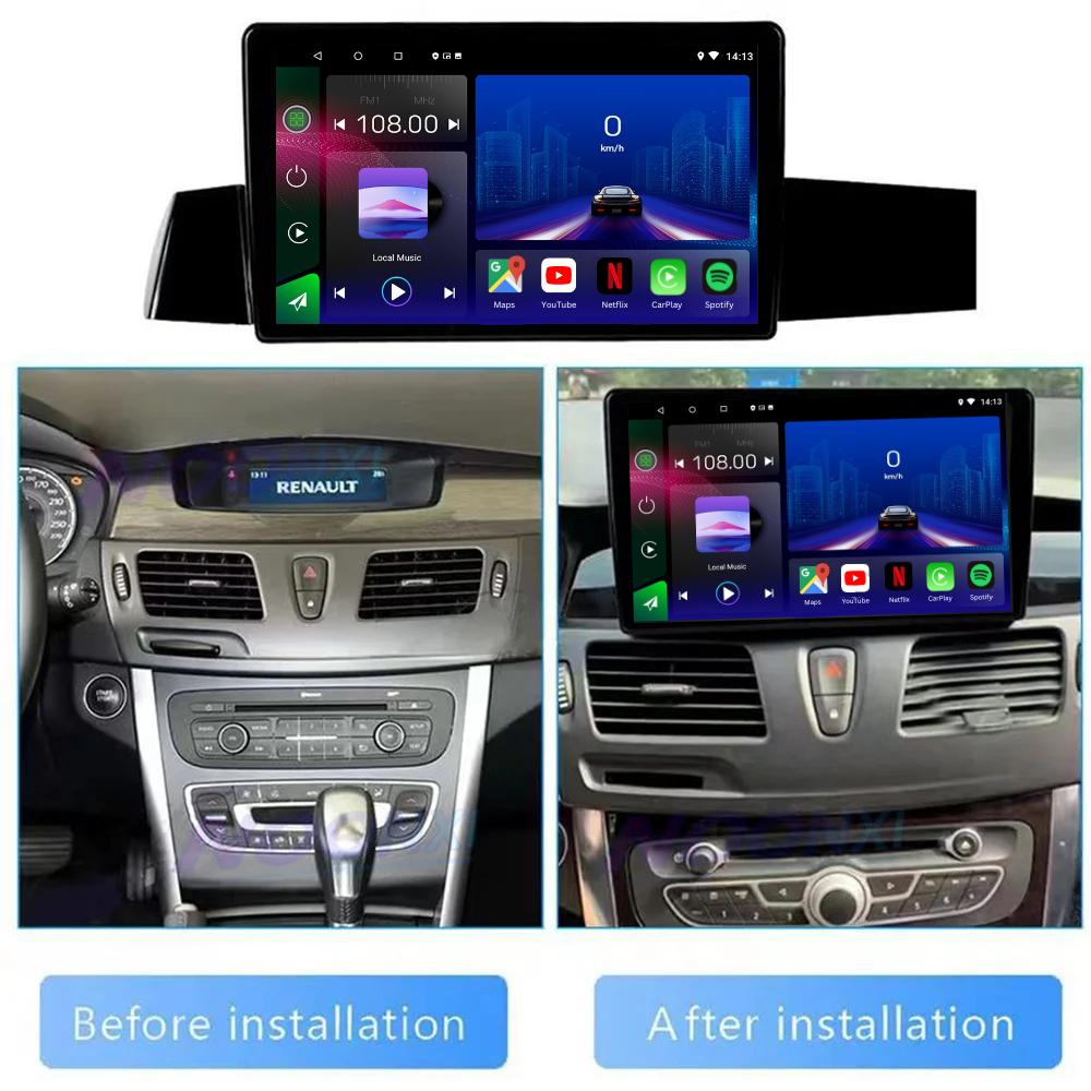 Renault Latitude | 2010-2015 | Laguna 3 2010-2015 | Android 15 Autoradio | Apple CarPlay | Android Auto - Avelor