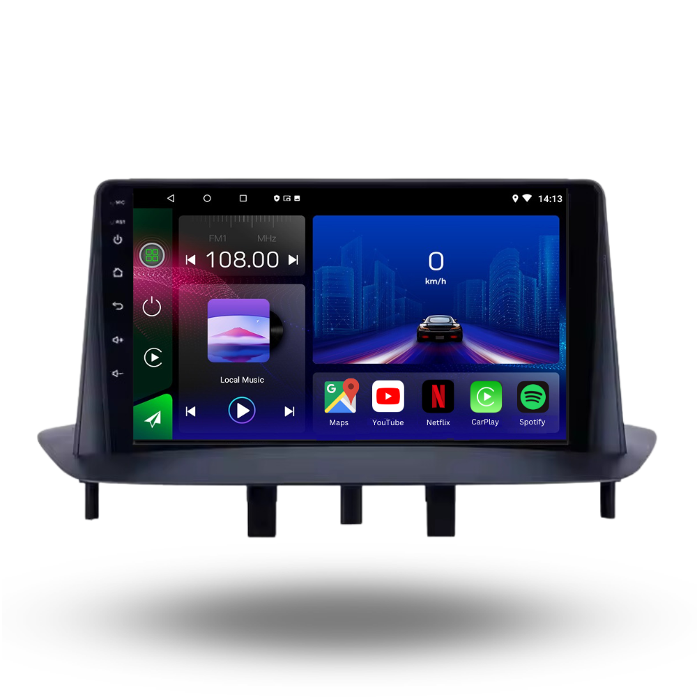 Renault Megane 3 | Renault Fluence 2009-2014| Android 15 Autoradio | Apple CarPlay | Android Auto - Avelor