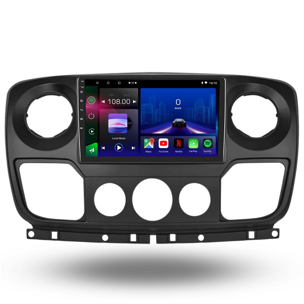 Renault Master | Opel Movano | Nissan NV400 2010-2023 | Android 15 Autoradio | Apple CarPlay | Android Auto - Avelor