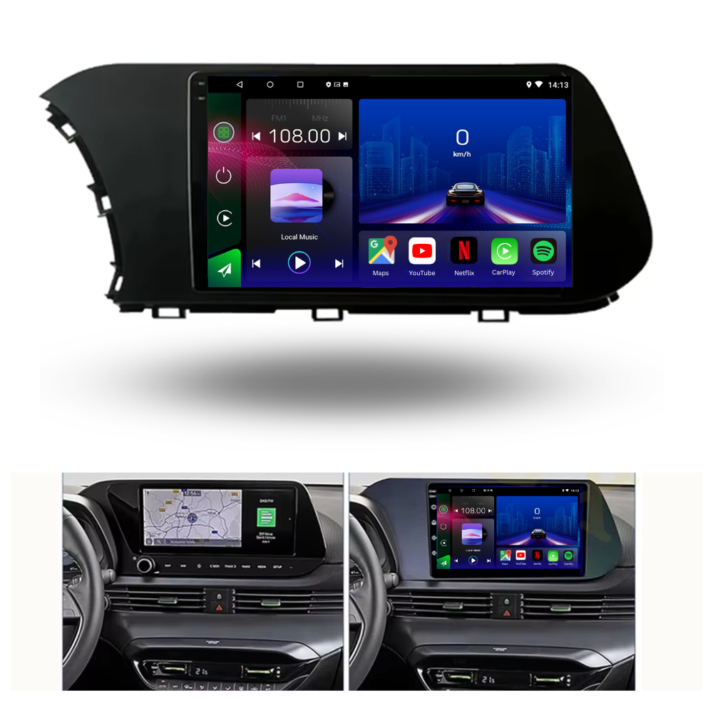 Hyundai i20 | 2020-2024 | Android 15 Autoradio | Apple CarPlay | Android Auto - Avelor