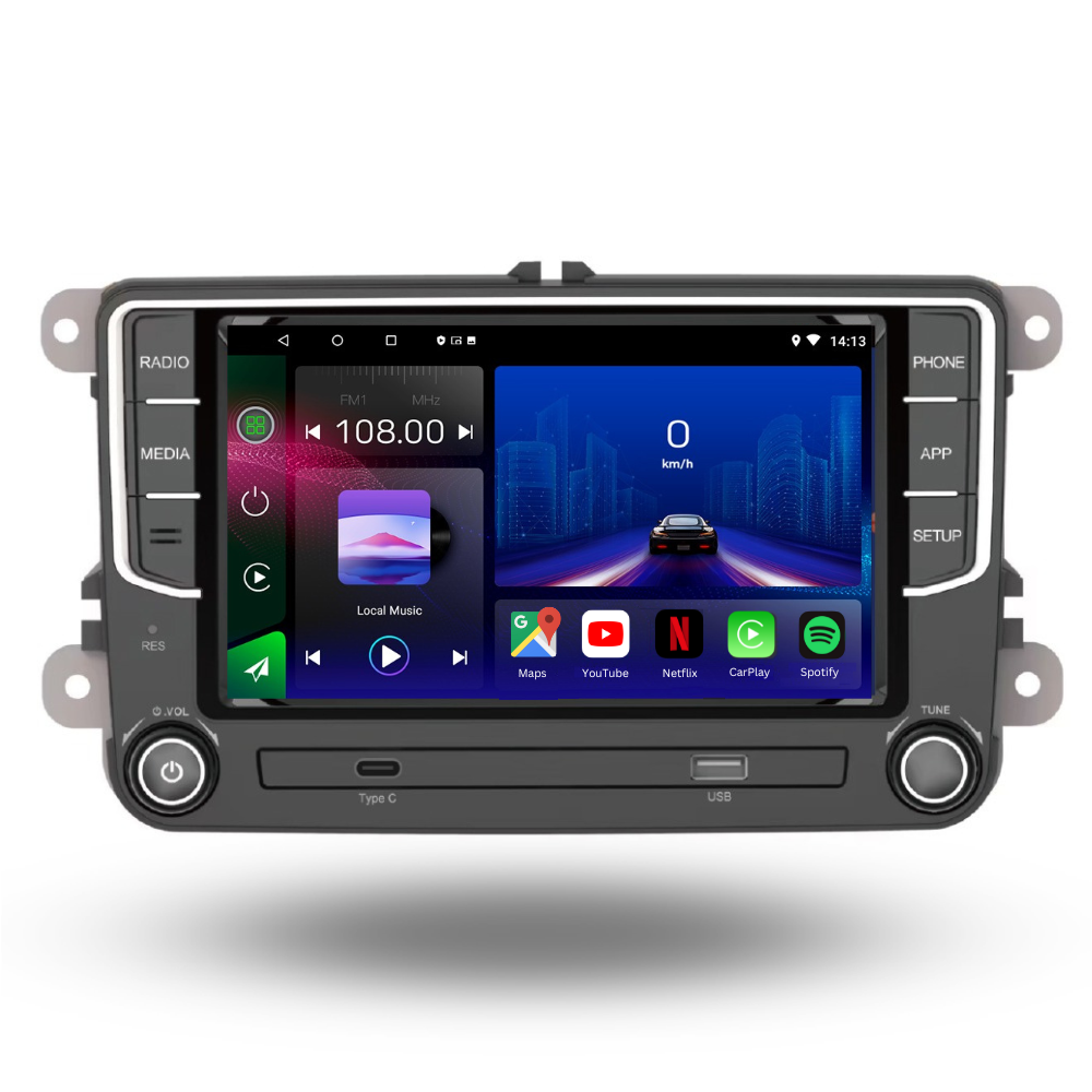 Volkswagen | Seat | Skoda | Écran 7 Pouces | Android 15 Autoradio | Apple CarPlay | Android Auto - Avelor