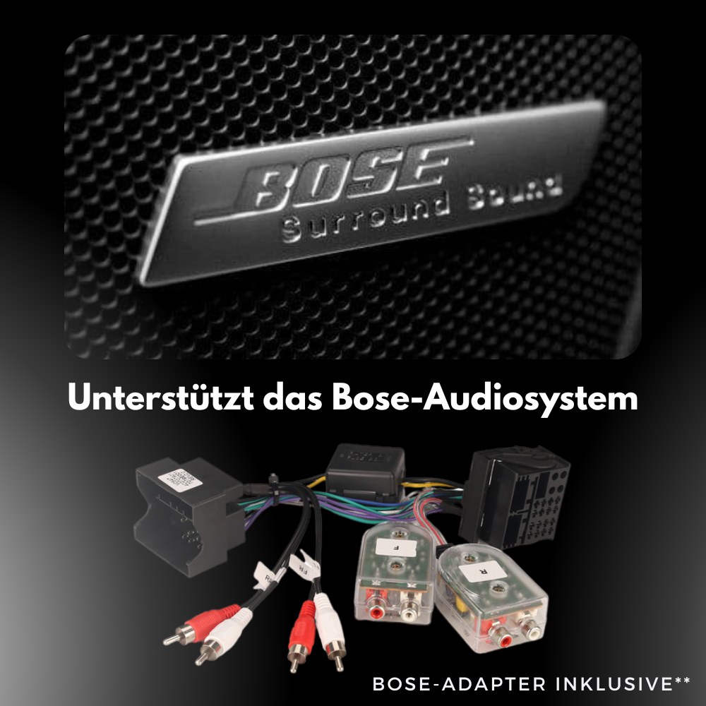 Audi A4 S4 RS4 | B6 B7 2003-2008 | Seat Exeo 2008-2013 | Android 15 Autoradio | Apple CarPlay | Android Auto | Bose - Avelor.at