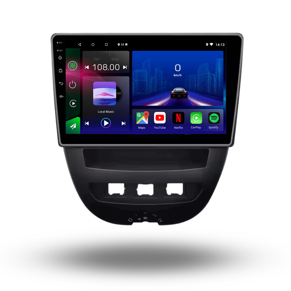 Citroen C1 | Peugeot 107 | Toyota Aygo 2005-2014| Android 15 Autoradio | Apple CarPlay | Android Auto - Avelor