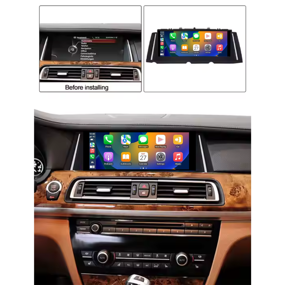 BMW 7 Series 2008-2015 F01 F02 F03 F04 Android 15 CarPlay & Android Auto Autoradio CIC NBT - Avelor