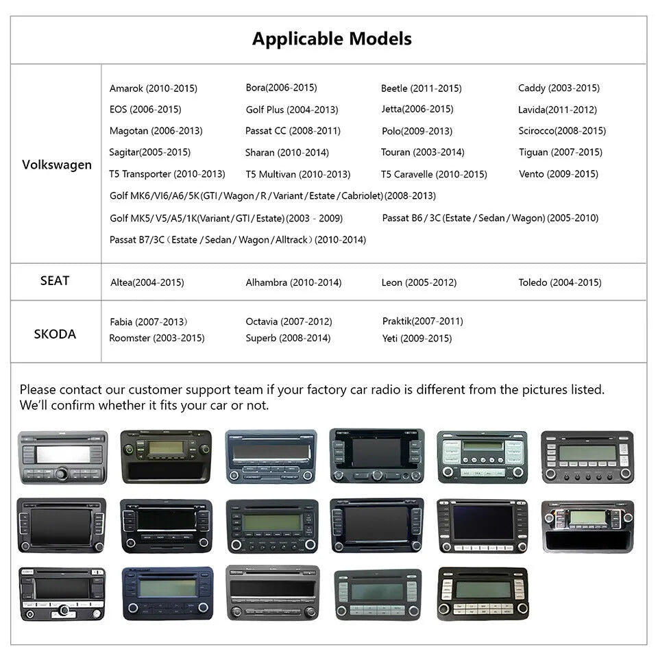 Volkswagen | Seat | Skoda | Écran 7 Pouces | Android 15 Autoradio | Apple CarPlay | Android Auto - Avelor