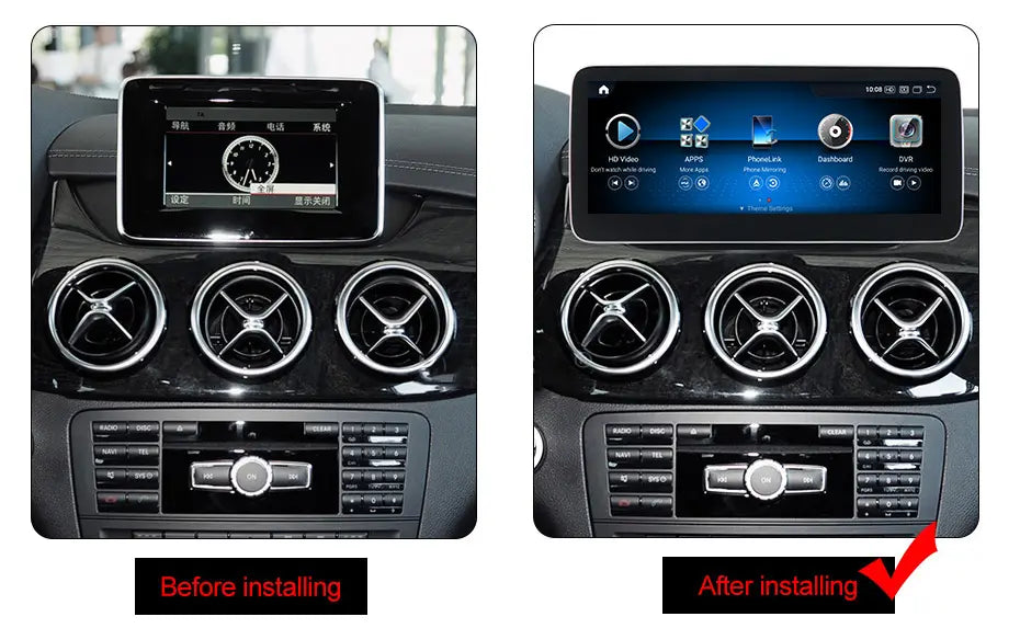 Mercedes B Class 2011-2019 W246 Android 15 Autoradio CarPlay & Android Auto - Avelor