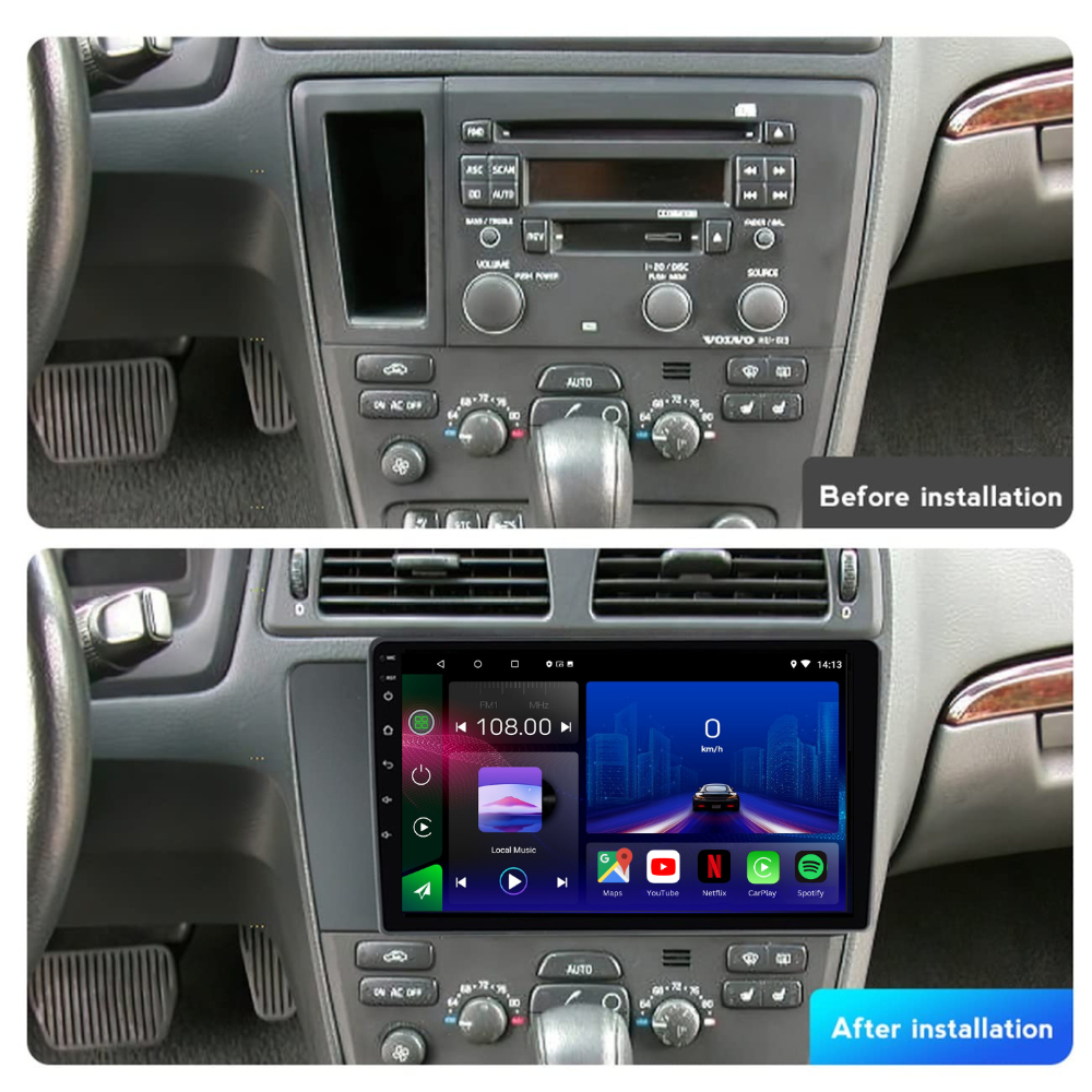 Volvo XC70 | V70 | S60 | 2004-2007 | Android 15 Autoradio | Apple CarPlay | Android Auto - Avelor