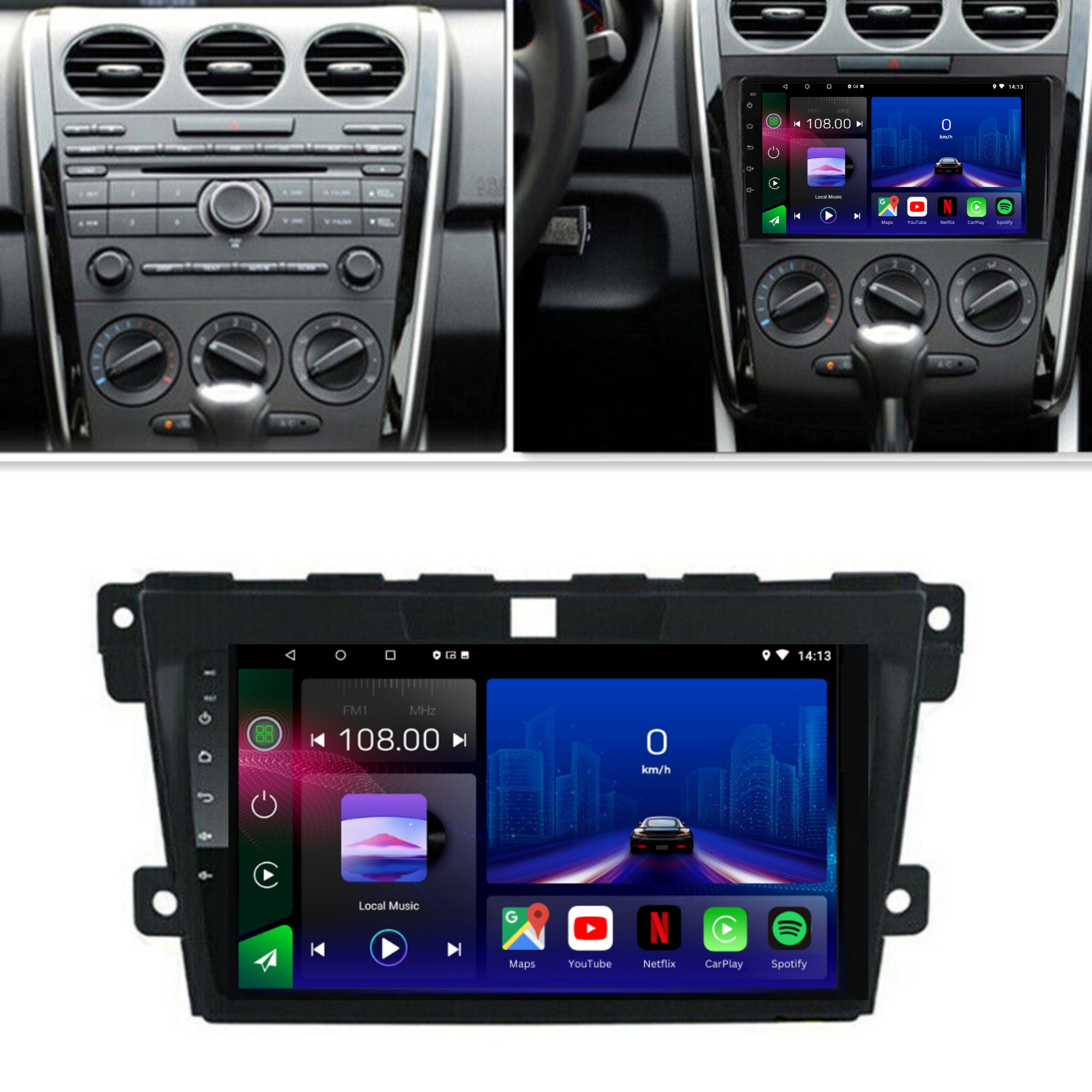 Mazda CX 7 | 2007-2012 | Android 15 Autoradio | Apple CarPlay | Android Auto - Avelor