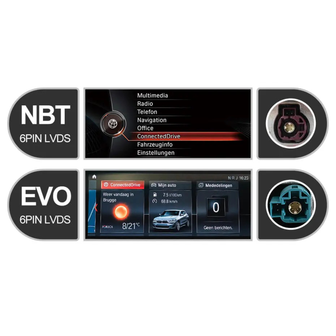 BMW X1 X2 2015-2022 F48 F39 Android 15 CarPlay & Android Auto Autoradio NBT EVO - Avelor