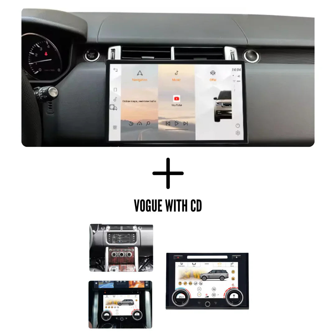 Range Rover | Sport Vogue 13,3 Zoll | 2013–2017 | Android 15 Autoradio | Apple CarPlay | Android Auto | Land Rover - Avelor.at
