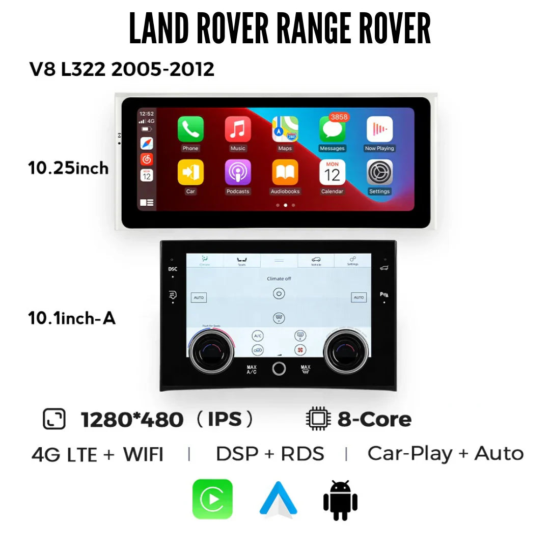 Range Rover L322 | 2002-2012 | Android 15 Autoradio | Apple CarPlay | Android Auto | Land Rover - Avelor.at