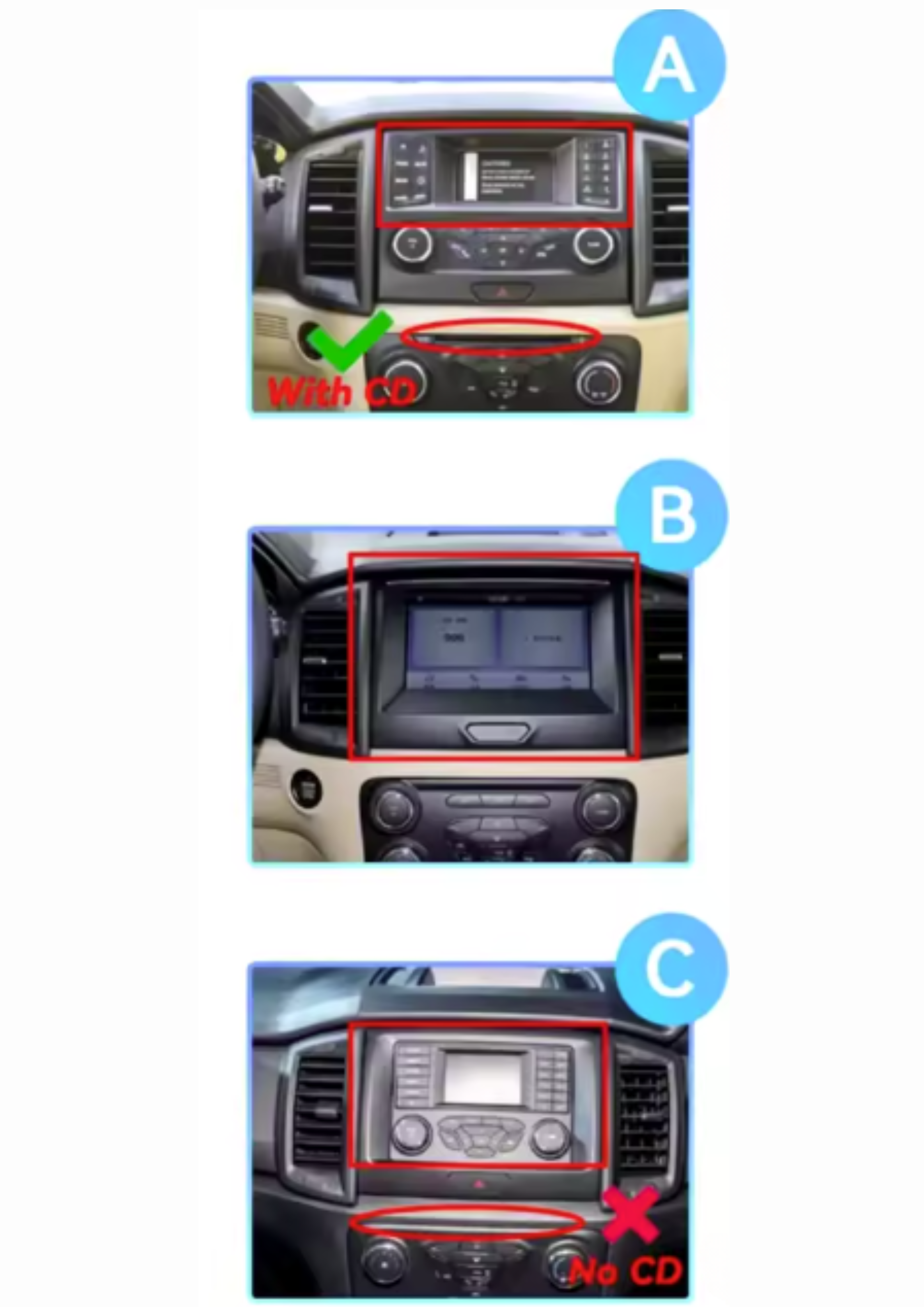 Ford Ranger | 2015-2020 | Android 15 Autoradio | Apple CarPlay | Android Auto - Avelor.at