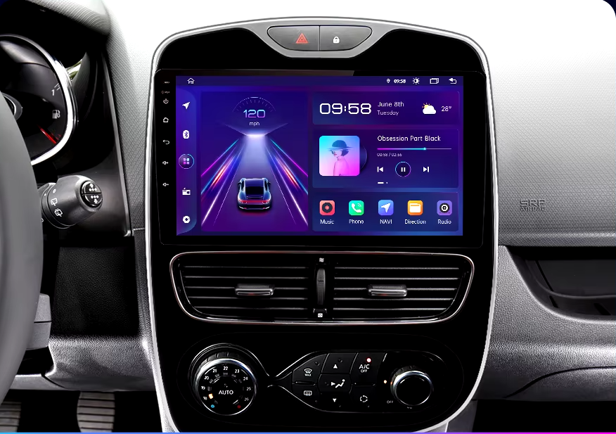 Renault Clio 4 | 2012-2021 | Android 15 Autoradio | Apple CarPlay | Android Auto - Avelor